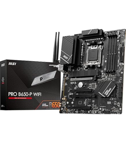 Amazon | MSI PRO B650-P WiFi ProSeries マザーボード (AMD AM5、ATX